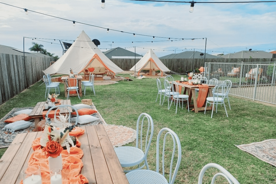 bell tent wedding